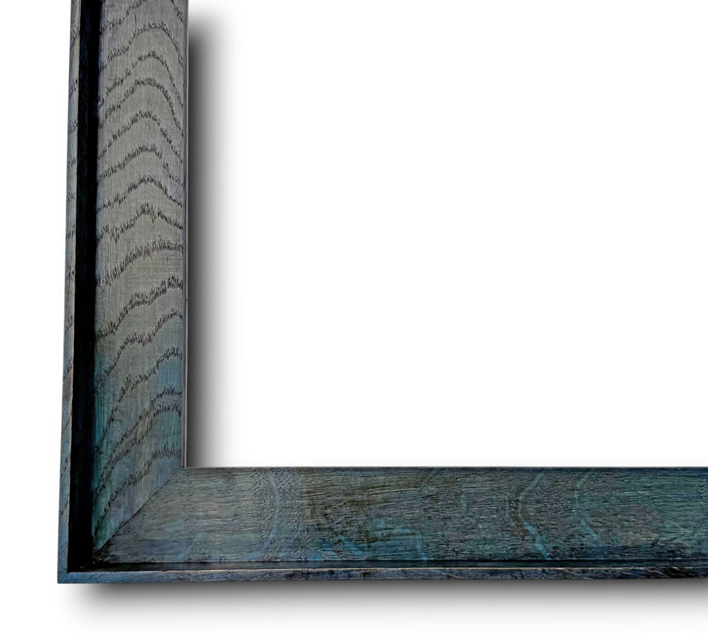 Cassetina Chêne teinté bleu