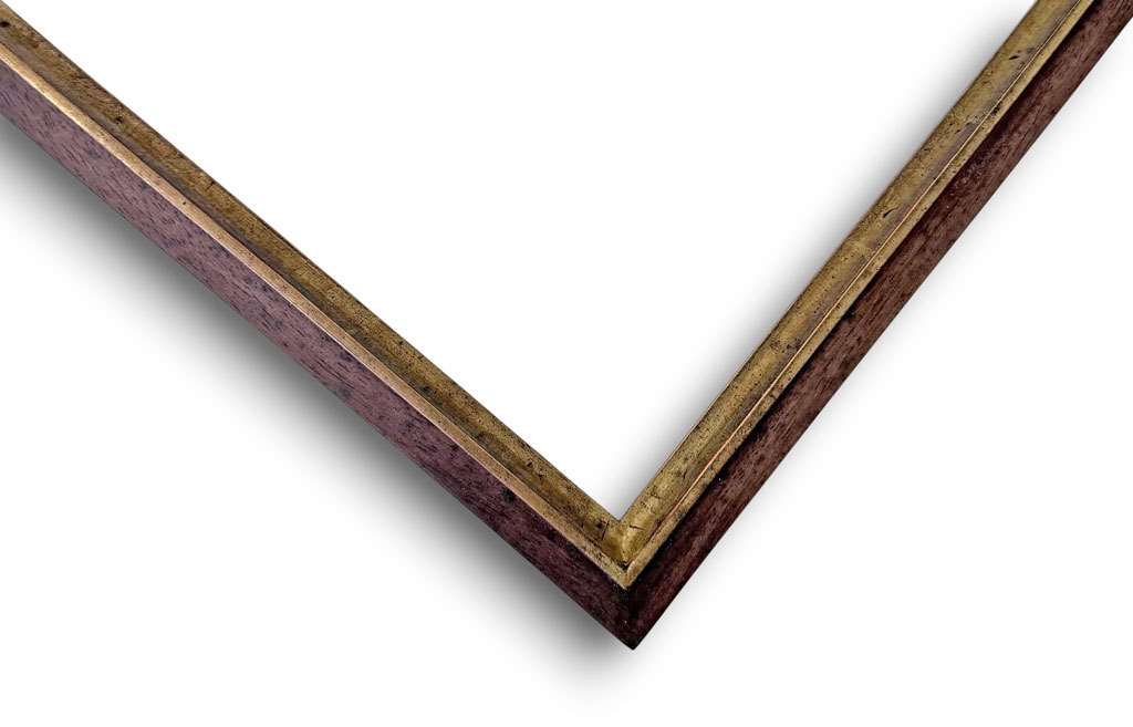 Dymaa Ayous teinté palissandre congé or fin oxydé