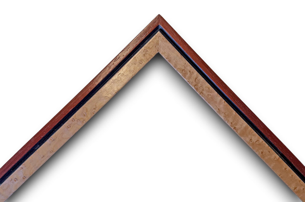 Arcobaleno 35, Placage érable moucheté padouk