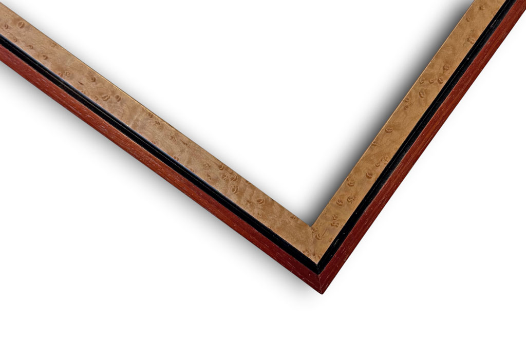 Arcobaleno 35, Placage érable moucheté padouk