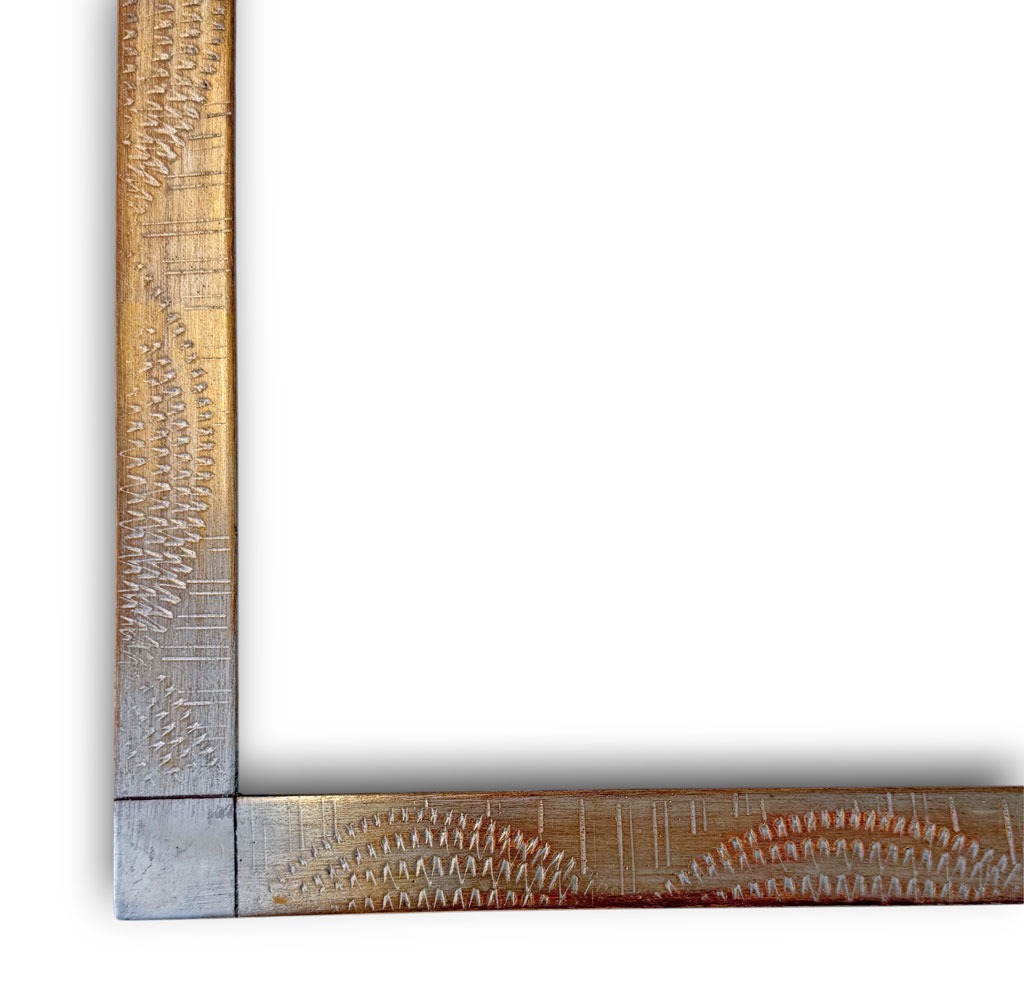 Carré 35*35 Zeus angles argent