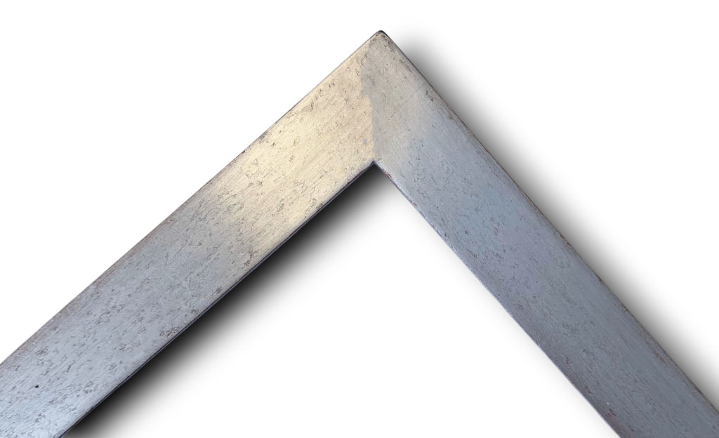 Carré 45*35 Argent mat dos noir