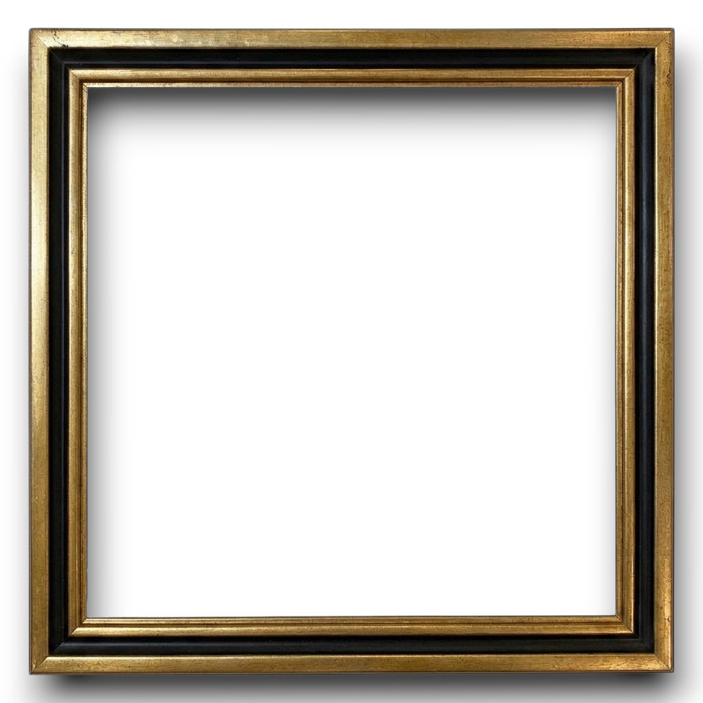 Eos L: 25 mm / H: 20 mm Noir filets or