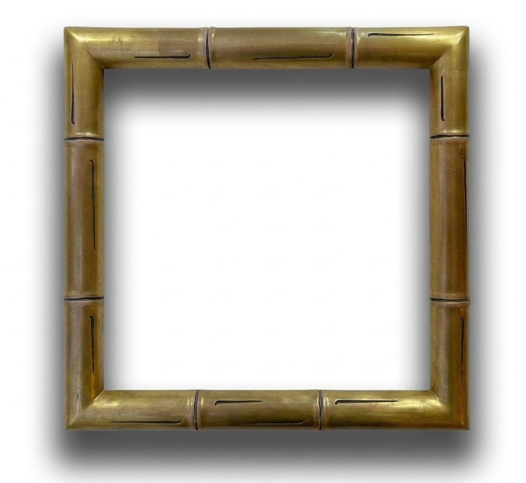 Jonc 60 Sculpté bambou or