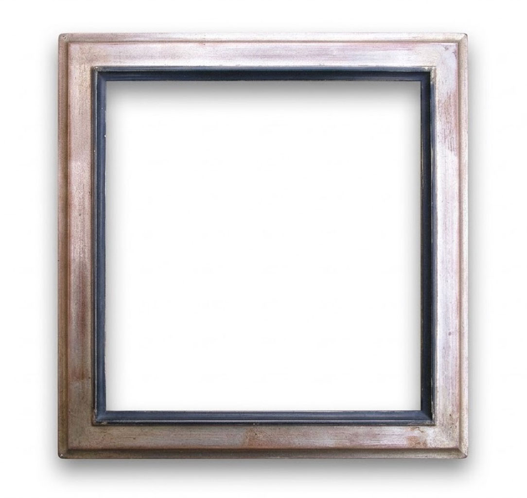 Lindos Plat argent filet bleu nuit
